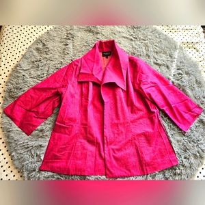 Statement Jacket in Hot Pink